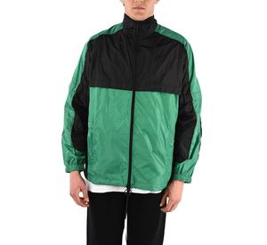 Anorak เสื้อแจ็คเก็ตกันลมมีซิปสำหรับผู้ชายเสื้อกันลมมีฮู้ดระบายอากาศสำหรับยิมฟิตเนสแบบเย็บปะติด - Product Image 1