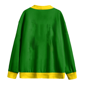 Premium Sorority Cardigan Women Custom OEM ODM 100% Cotton Embroidered Logo Knit Sweater High Street Solid Button Collegiate - Product Image 2