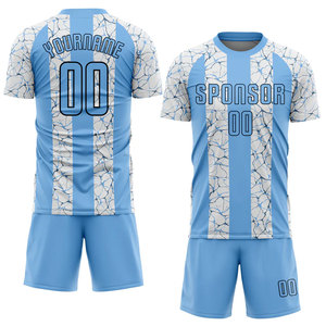 ชุดฟุตบอลสั่งทำพิเศษปี 2025 เสื้อเจอร์ซีย์ระบายอากาศ แห้งเร็ว ซับเหงื่อ ผลิตจากโพลีเอสเตอร์ สำหรับผู้ชาย - Product Image 2