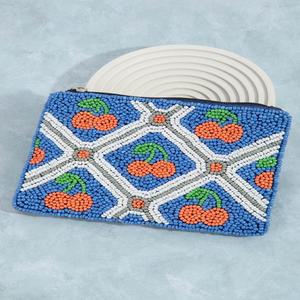 กระเป๋าใส่เหรียญลูกปัดดีไซน์พิเศษ งานปักมือสุดหรูหรา สไตล์ชาติพันธุ์ กระเป๋าคลัทช์ขนาดเล็ก - Product Image 1