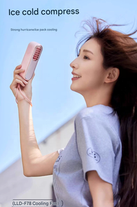 Ventilador de Mano Mini sin Aspas, Motor sin Escobillas, Batería de 2000 mAh, Uso en Exteriores, Control por Botones, 5 Velocidades, Bajo Ruido (40+ dB), Recargable - Product Image 2