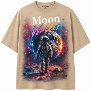 เสื้อยืดแขนยาวพิมพ์ลายนักบินอวกาศมูนวอล์คเกอร์สำหรับผู้ชาย สีตามสั่ง คอกลม ทรงปกติ สวมใส่สบาย ผ้าฝ้ายเจอร์ซีย์เทอร์รี่ 100% ระบายอากาศได้ดี - Product Image 1