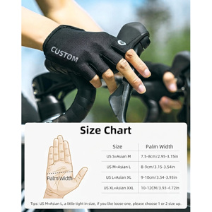 Wholesale Custom Made High Quality Heavy Duty Half-Finger Racing Cycling Gloves /Polyester/Spandex Materials Non-Slip - Product Image 6