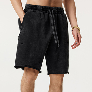 Shorts de ville américains pour hommes avec cordon de serrage de haute qualité, déchirés, usés, avec trous, lavés, services OEM - Product Image 6