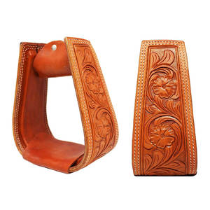 Estribos Personalizables de Acero Inoxidable Western Peacock para Montar a Caballo, Estribos Ecuestres Hechos a Mano y Duraderos - Product Image 1