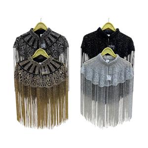 แฟชั่นผู้หญิงปี 2026 เสื้อคลุมประดับลูกปัดทำมือ คุณภาพสูง ผ้าฝ้าย 100% ราคาขายส่งสำหรับส่งออก - Product Image 1