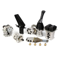 Manettes de Commande pour Excavatrice, Joystick Hydraulique pour Mini-Pelle Kubota U20