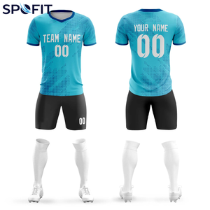 Ensembles d'uniformes de football de qualité supérieure, maillots et shorts de football imprimés par sublimation pour l'entraînement, les matchs de club et les tenues d'équipe - Product Image 4