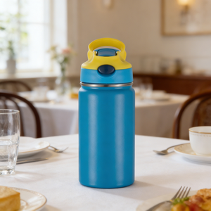 Botella de Agua de Acero Inoxidable con Aislamiento al Vacío, Ecológica, Clásica, a Prueba de Fugas, de 360 ml, para Niños, para la Escuela y Actividades al Aire Libre - Product Image 5