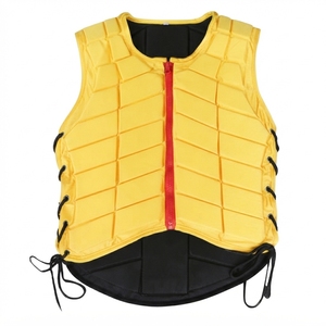 Chaleco Protector para Equitación con Diseño Acolchado, Cierre Frontal y Cordones Laterales Ajustables para Deportes Ecuestres - Product Image 6