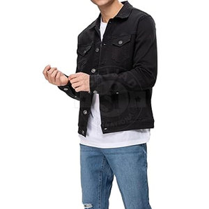Men Slim Fit <b>Jeans</b> Winter <b>Jacket</b> Casual Cotton Outerwear Warm Stylish Layer for Autumn Winter Fashion - Product Image 6