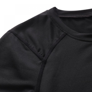Chemise de compression personnalisée pour homme, unisexe, manches longues, légère, séchage rapide, antistatique, coupe-vent, 240g, spandex, polyester, service OEM - Product Image 5