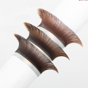 Charmlash Lashes Vendor Wholesale Lash Tray Brown Volume Lash Extensions Worldwide Shipping Ome Odm High-end PBT Festival Fluffy - Product Image 1