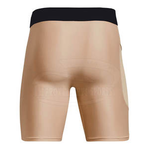 Meilleure vente de shorts de compression de couleur unie pour hommes shorts de compression respirants pour hommes faits sur mesure - Product Image 2