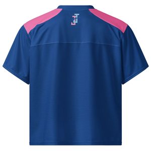 เสื้อฟุตบอลตาข่ายสีน้ำเงินกรมท่าชมพู ยูนิเซ็กซ์ ปี 1938 แขนสั้น คอวี ระบายอากาศได้ดี เสื้อกีฬาทีม  รับผลิตตามสั่ง ขายส่ง - Product Image 5