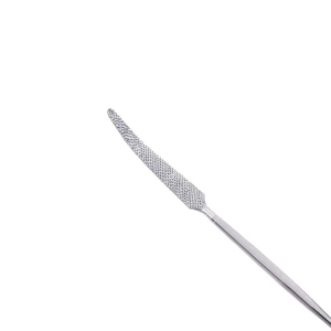 Râpe à os Putti Premium en acier inoxydable de qualité chirurgicale, double extrémité, orthopédique, extrémités plates et courbées, instruments de lissage osseux - Product Image 6