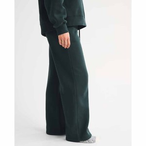 Pantalon de jogging formel surdimensionné pour femme, 100 % coton molletonné, taille mi-haute élastique, couleur unie, avec logo personnalisé OEM, idéal pour l'hiver - Product Image 6