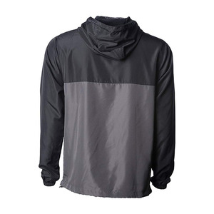 Men's Lightweight Canvas Windbreaker Jacket <b>Coat</b> Full Zip up Waterproof Sports Apparel with Hoodie for Winter Workout Wholesale - Product Image 5