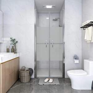 Porte de douche semi-froissée ESG, taille 37,8''x74,8'' - Product Image 1