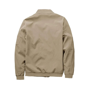 100% Breathable Cotton Twill – Personalized <b>Travel</b> <b>Jacket</b> – Lightweight Windbreaker Style Custom Coat - Product Image 2