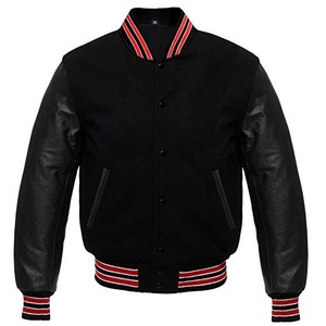 Wholesale OEM Custom Unisex High Quality Fleece Varsity <b>Jacket</b> Sporty Stand Collar <b>Canvas</b> Embroidered Front Logo Winter - Product Image 5