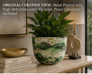 Wholesale Set of 3 New Design Eco-Friendly Iron Planter Pot <b>Sticker</b> Enamel Handmade for Home and Garden Decoration Customized - Product Image 6