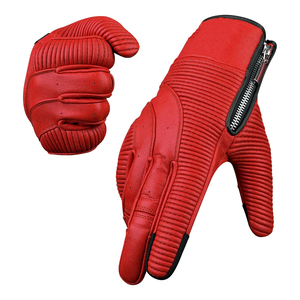 Guantes de Motocicleta de Cuero, Guantes de Carreras, Más Vendidos, de Alta Calidad, Hechos a Medida, con Protección para los Nudillos - Product Image 1