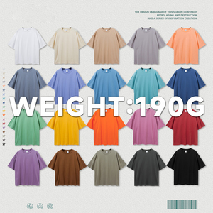 Camiseta Extra Grande para Hombre, 100% Algodón, Transpirable, Manga Corta, Cuello Redondo, Color Sólido, Estampado Personalizado, Estilo Casual Urbano - Product Image 3