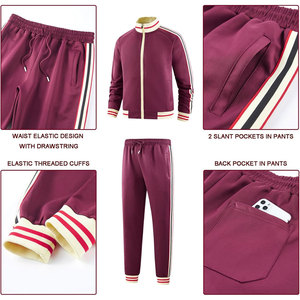 <b>Lightweight</b> Athletic Mens Tracksuit Customizable <b>Jacket</b> And Pants Breathable Sportswear For <b>Running</b> And Gym Sessions - Product Image 4