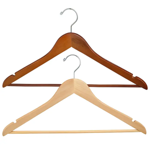Black Color wood Clothes <b>Hanger</b> Home Storage suits Saree Coat Jacket Hanging <b>Hanger</b> Modern Design At Top Price - Product Image 3