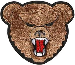 Parches Bordados de Animales de Alta Calidad - Termoadhesivos, para Coser, Diseños de Lobo/Oso/Tigre/Águila Calva para Chaquetas, Mochilas, Gorras - Product Image 1