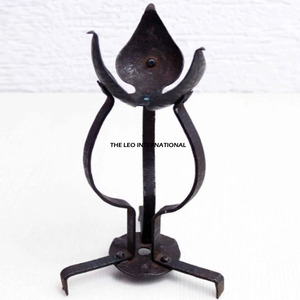 Support à bougie en métal durable avec finition dorée, taille personnalisée pour la décoration de la maison et des hôtels, pot à bougie unique en béton - Product Image 3