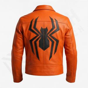 Veste de moto en cuir véritable pour homme de qualité supérieure, nouvelle arrivée, vestes de moto d'hiver, protections amovibles, personnalisables - Product Image 2