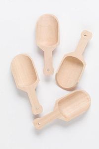 Cucharas de Madera Ecológicas Clásicas al por Mayor con Mangos Largos y Cortos para Café, Té, Azúcar y Sales de Baño - Product Image 3