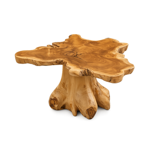 Table basse ARTERRA en teck massif, faite à la main, écologique, facile à nettoyer, durable, moderne, en racine de teck récupérée, mobilier de maison - Product Image 1