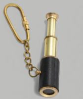Porte-clés Mini Jumelles de Pirate Vintage en Laiton de Qualité Supérieure, Léger, Étanche, Accessoire de Voyage et Objet de Collection