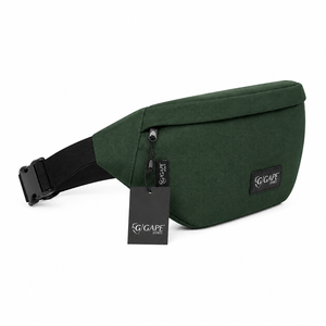 Green Canvas Waterproof Waist <b>Bag</b> Adjustable Strap Zipper Closure Unisex Outdoor Sport Lightweight Large Capacity <b>20L</b> Wholesale - Product Image 3