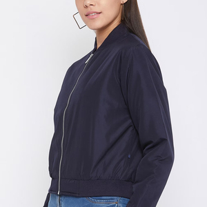 New Fashion Bomber Jacket Women Causal <b>Zipper</b> Long Sleeve Breathable Winter Warm Women Breathable Bomber Jackets - Product Image 2