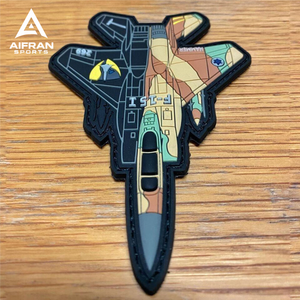 Patch en PVC souple et durable Aifran OEM personnalisé pour chapeaux, vestes, sacs – Logo en relief – Fournisseur d'usine - Product Image 2