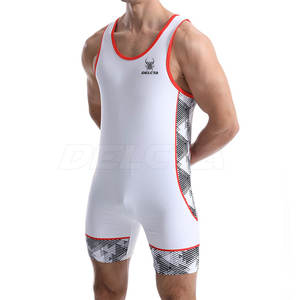 Nouveaux Combinaisons de lutte en Spandex et Polyester à séchage rapide, de qualité supérieure - Product Image 2