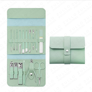 Professional Custom Logo Stainless Steel Nail Grooming <b>Kit</b> 16PCS <b>Manicure</b> Pedicure Set Chiropody Tools for Salon Wholesale - Product Image 3