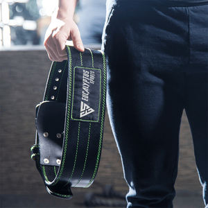 Ceinture de musculation réglable en PU de qualité supérieure avec protection avancée, logo personnalisé et soutien dorsal pour les entraînements en salle de sport - Product Image 5