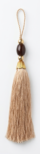 Traditional Wooden Decorative Box With <b>Tassel</b> <b>Key</b> And Carved Design <b>For</b> Indoor Home Decor - Product Image 4