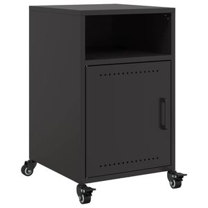เหล็กรีดเย็นสีดำตู้ข้างเตียง14.2x15.4x23.2ใน nightstands - Product Image 2