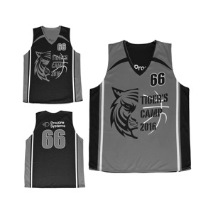 Conjunto de Uniforme de Baloncesto Personalizable, Reversible y Transpirable, Diseño Personalizado, Logotipo Personalizado, Chaleco Deportivo de Calidad, Spandex/Nailon, Talla XS - Product Image 1