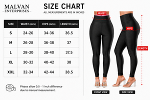 Women's High Elastic Waist Full Length Yoga <b>Leggings</b> Solid Color <b>Butt</b> <b>Lifting</b> Gym Breathable Tummy Control Workout - Product Image 5