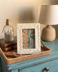 Best Quality Handcrafted Beautiful Wooden Bone Inlay Picture Photo <b>Frame</b> by blossom craft india - Product Image 1