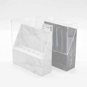 Diseño Duradero, Fácil Acceso y Exhibición Ordenada, Soporte de Almacenamiento para Pinzas de Plástico y Acrílico Transparente para Salones y Estudios, 15g, Personalizable - Product Image 4