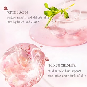 Gel Douche OEM 500ml Rafraîchissant Parfumé Naturel Crème de Douche Hydratation Profonde Pétales de Rose pour Peaux Sèches Essence Florale - Product Image 5