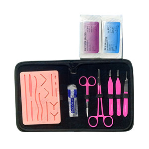 Kit de pratique de suture chirurgicale pour étudiants en médecine, kit de formation en suture en acier inoxydable, instrument médical chirurgical - Product Image 1
